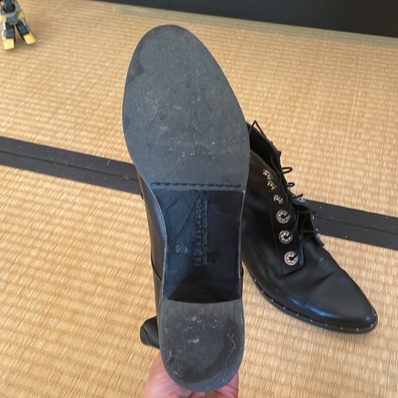 Freda Salvador Black Lace Up Boots - Picture 4 of 5